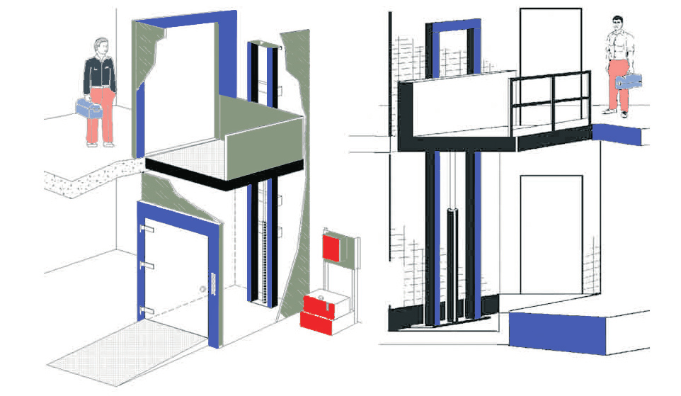 Couverture de la brochure ACI C1N / PL — Monte-charges industriels